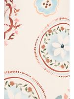 Vestido Longo Com Alca De Babado Estampado 36