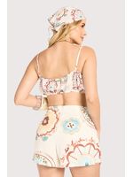 Conjunto De De Top E Short Estampado 38