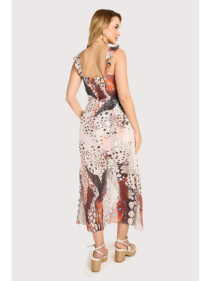 Conjunto De Maxi Tunica E Short Estampado 38