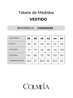 Vestido Curto Com Botoes Azul 38