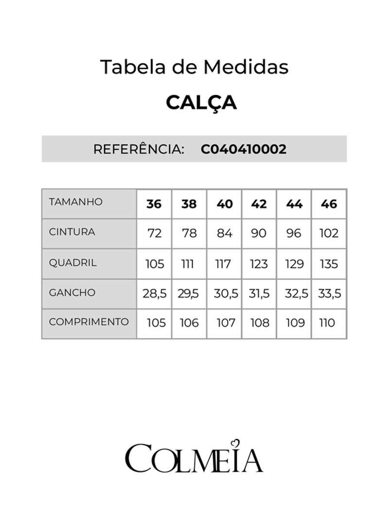 Calca Pantalona Com Franja Marinho 38