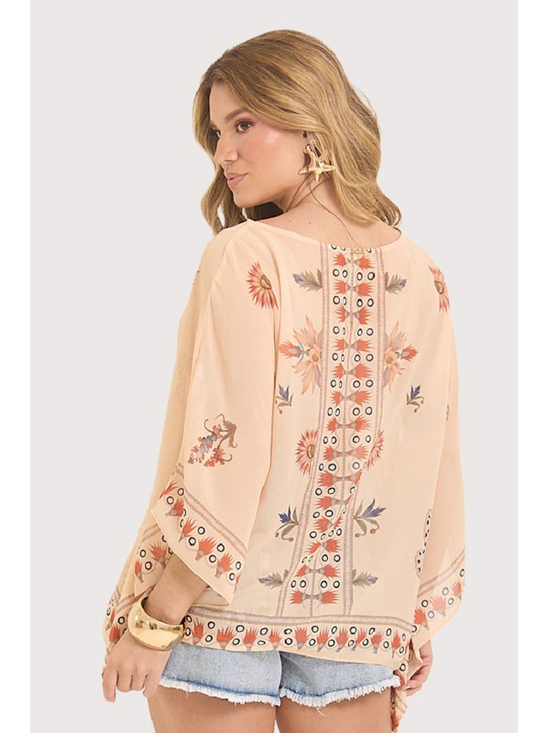 Blusa Ampla Estampado 38