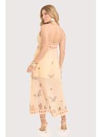 Conjunto De Tunica Com Abotoamento E Shot Curto Estampado 38