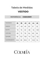 Vestido Borboleta Com Esferas De Made Estampado / Marinho 38