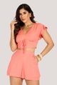Conjunto Blusa Com Laco E Short Rosa Blush 38