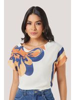 Blusa Ampla Estampado 38